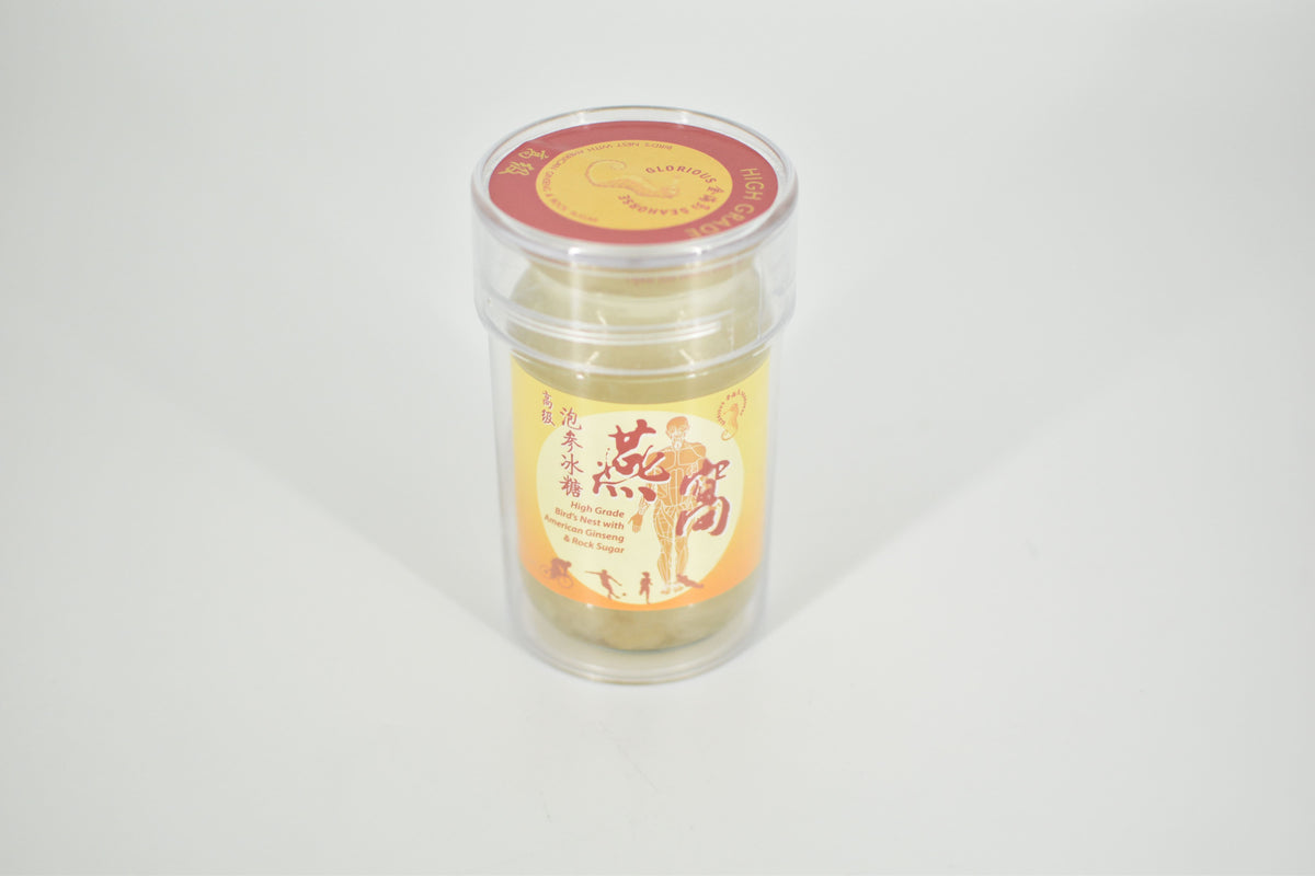 [Glorious SeaHorse] High Bird's Nest with Rock Sugar & Ginseng 金海马-高级泡参冰糖燕窝 150ml