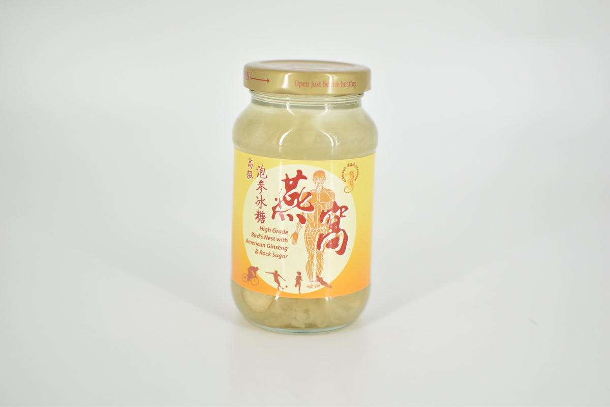 [Glorious SeaHorse] High Bird's Nest with Rock Sugar & Ginseng 金海马-高级泡参冰糖燕窝 150ml